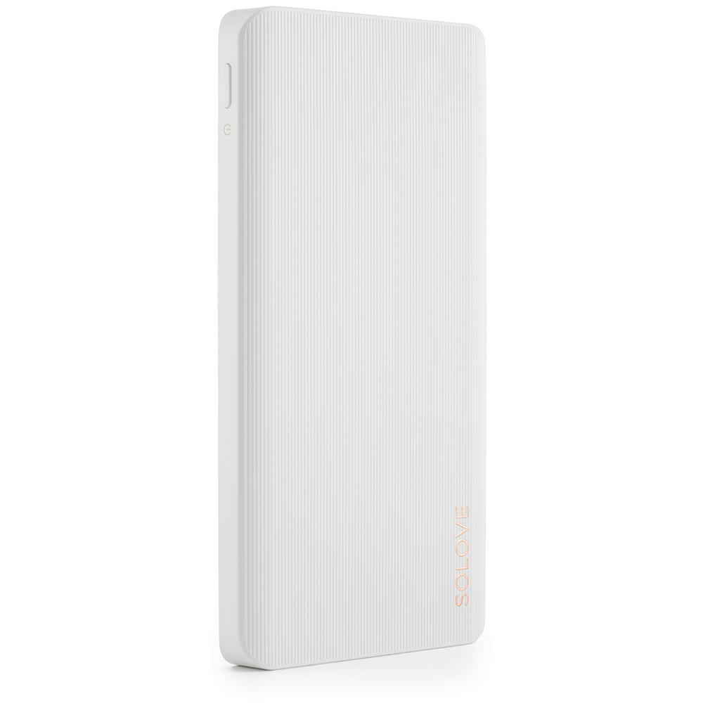 

Портативная батарея 10000 mAh Solove S1P Power Bank White