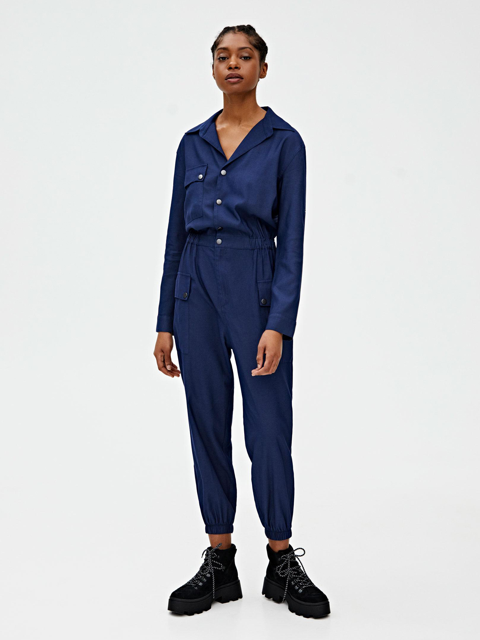 

Комбинезон Pull & Bear 9637357430-AAQJ S Темно-синий