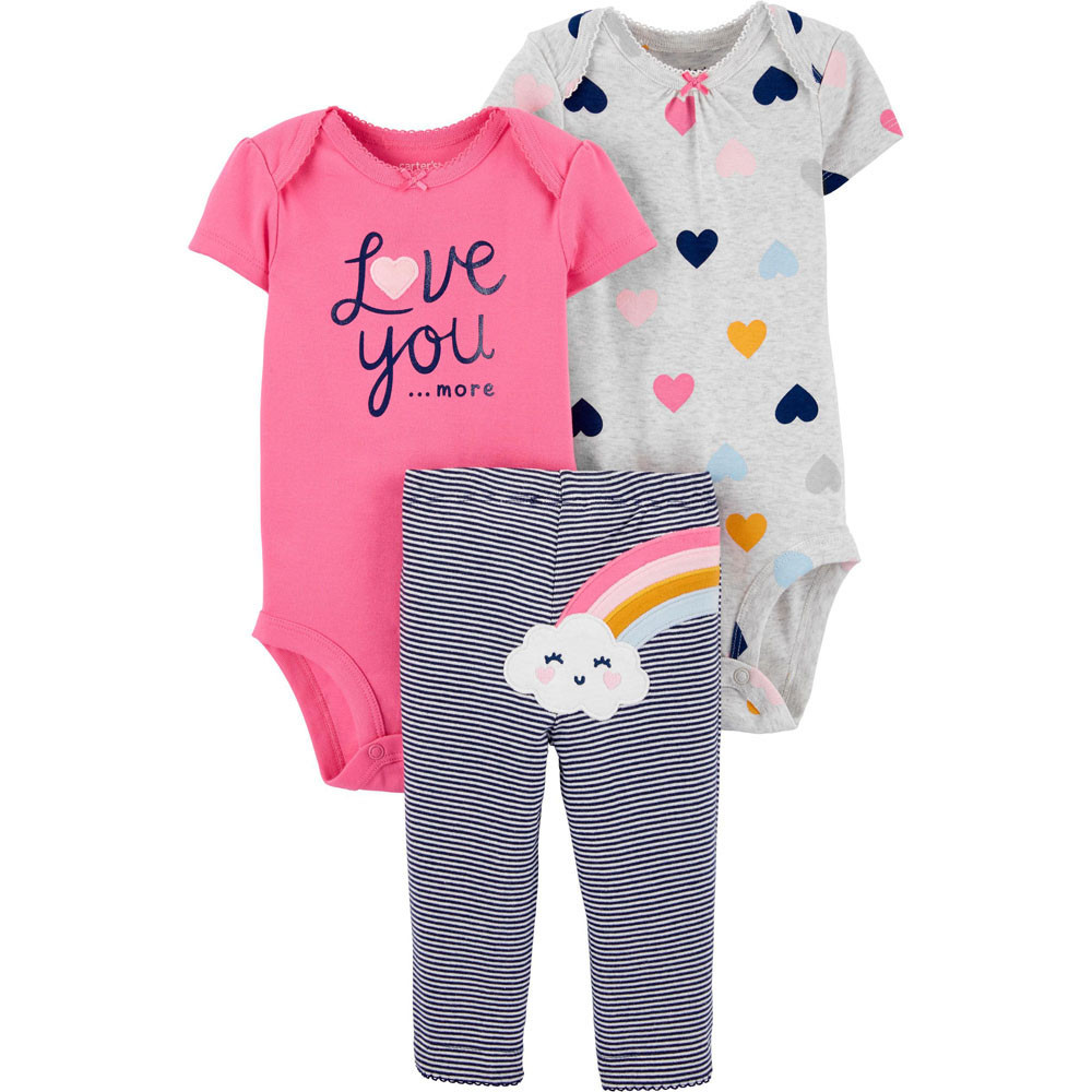 

Комплект Carters для девочки 12 мес 72-76 см Розовый (CRT-00048)