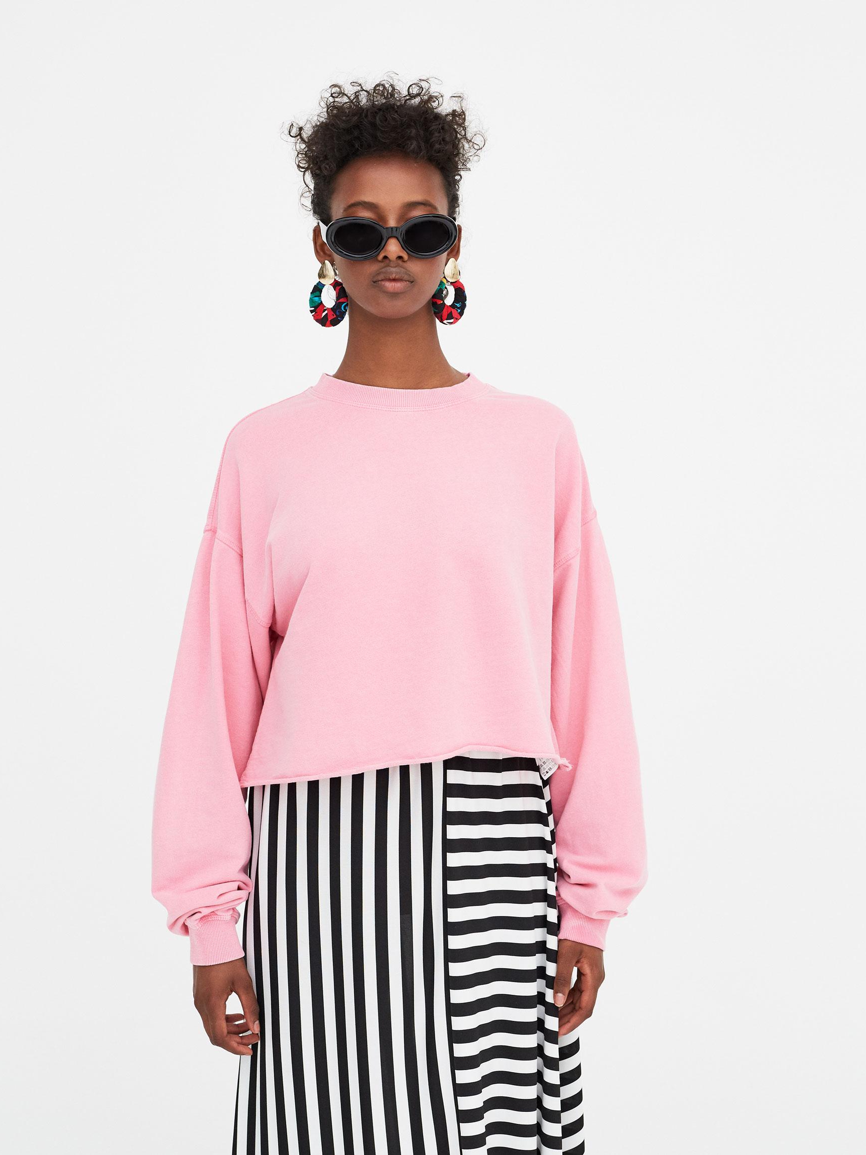 

Свитшот Pull & Bear 9591300640-ACWG M Розовый