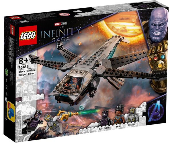 

Конструктор LEGO Super Heroes Корабль Чёрной Пантеры Дракон (76186)