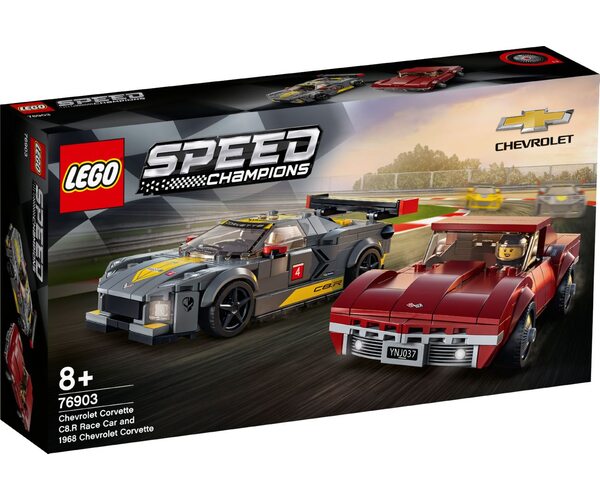 

Конструктор LEGO Speed Champions Chevrolet Corvette C8.R Race Car and 1968 Corvette (76903)