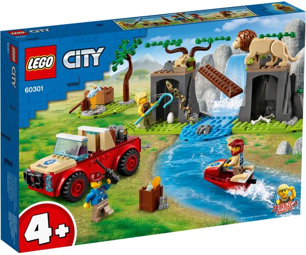 

Конструктор LEGO City Спасательный внедорожник для зверей (60301)