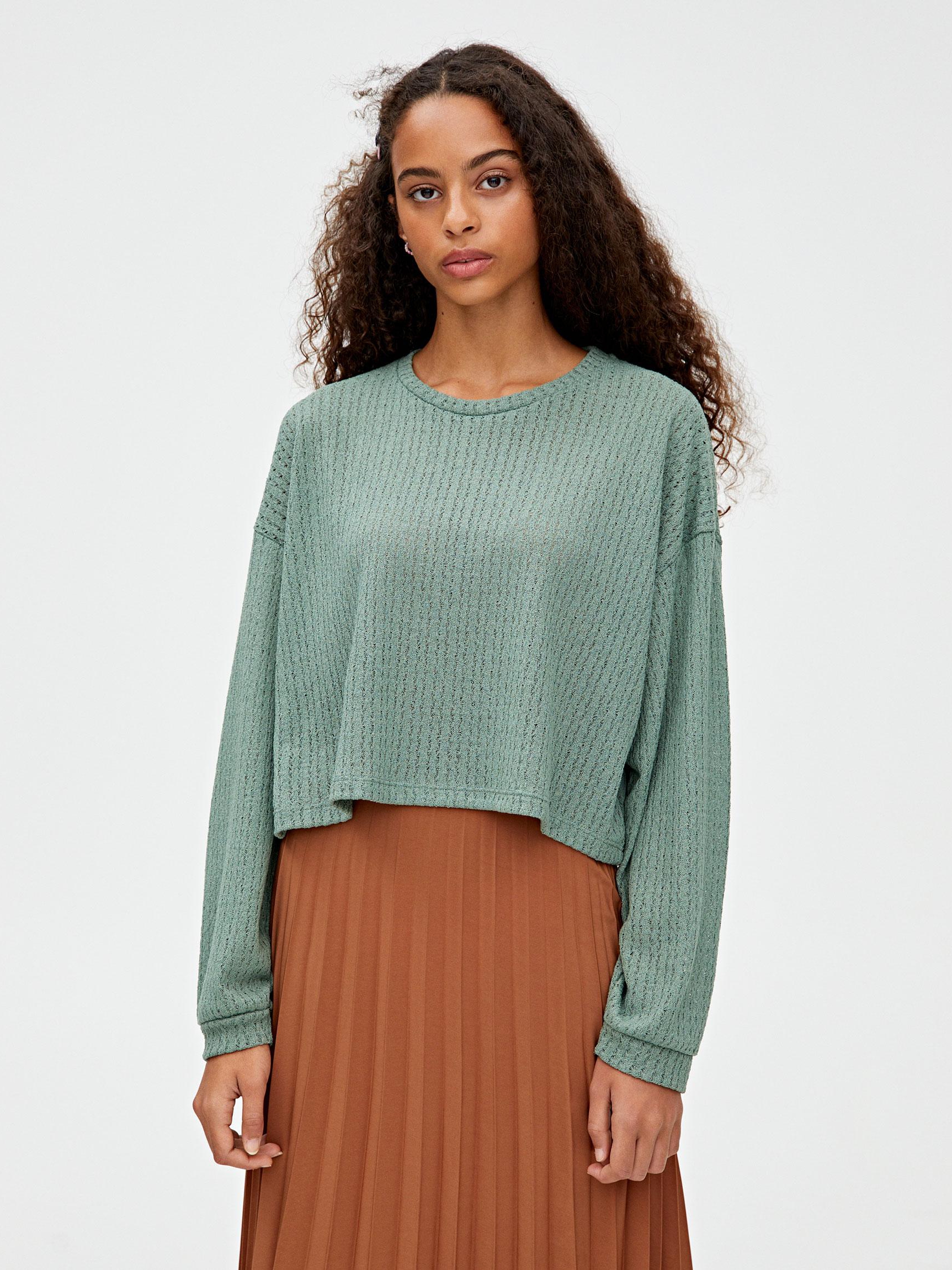 

Джемпер Pull & Bear 9558384519-ACUW M Зеленый