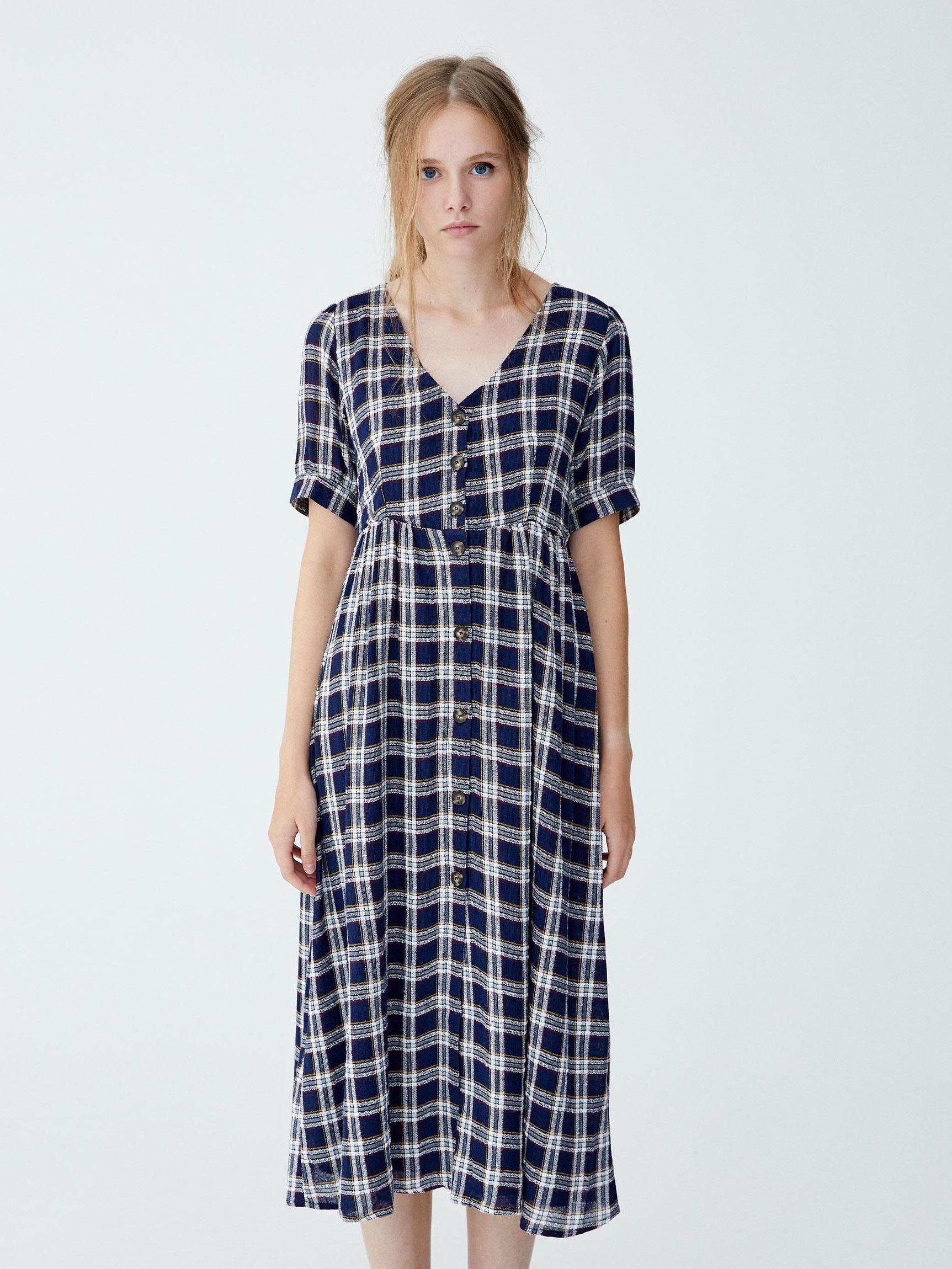 

Платье Pull & Bear 9396334401-AAPI XL Синее