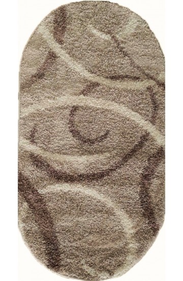 

Ковер Витебские Ковры Шегги sh83 0.8x1.5. м. Овал Коричневый_coffee/natural