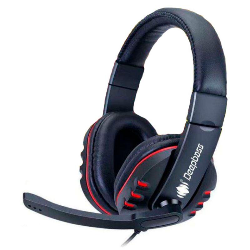 

Игровые наушники Deepbass X11 Gaming с микрофоном проводные Black/Red (DX11)