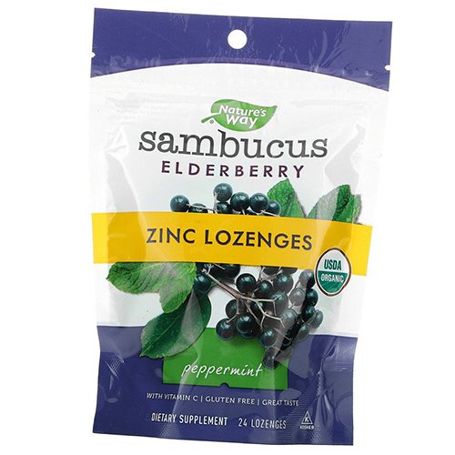 

Organic Sambucus Nature's Way 24вегледенца Мята перечная (71344004)