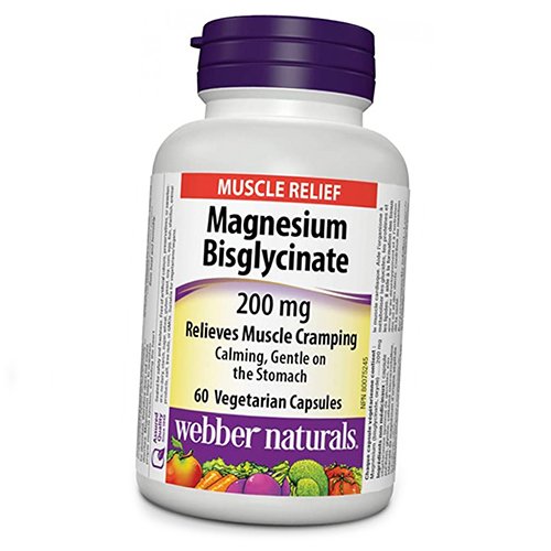 

Магний Бисглицинат, Magnesium Bisglycinate 200, Webber Naturals 60вегкапс (36485032)