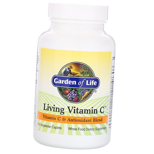 

Живой Витамин С, Living Vitamin C Antioxidant Blend, Garden of Life 60вегкаплет (36473033)