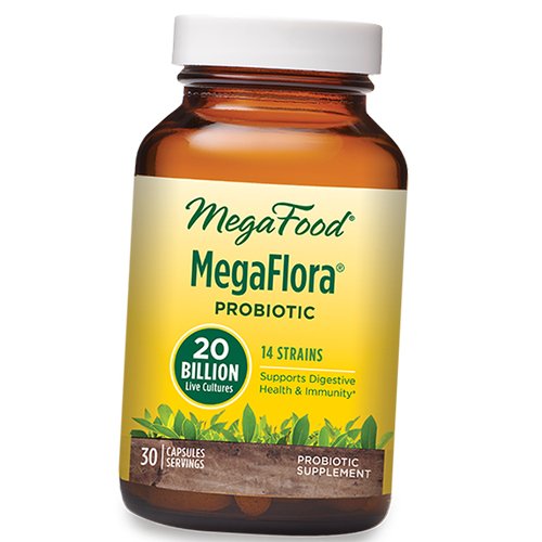 

Пробиотики, MegaFlora Probiotic, Mega Food 30капс (69343001)