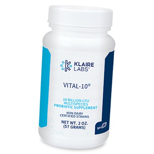 

Пробиотическая формула широкого действия, Vital-10 Powder, Klaire Labs 57г (69517001)