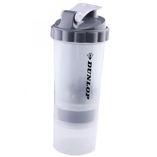 

Шейкер спортивный Fitness shaker bottle D35847 Dunlop 550мл Серый (09518001)
