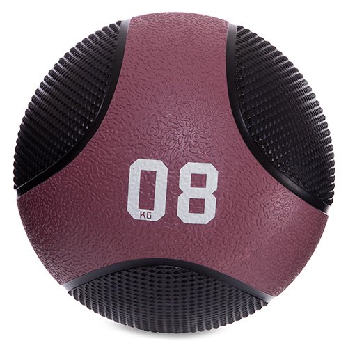 

Мяч медицинский медбол Medicine Ball FI-2824 FDSO 8кг Черный (56508027)