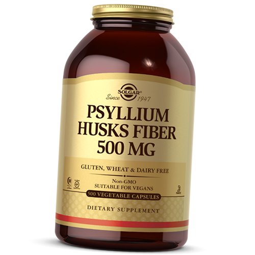 

Псиллиум, Psyllium Husks Fiber 500, Solgar 500вегкапс (69313007)