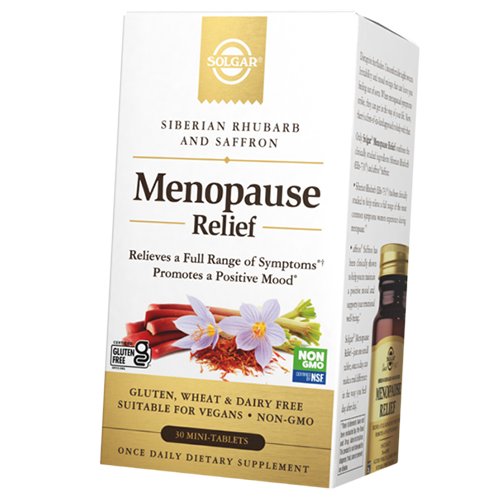 

Комплекс для облегчения менопаузы, Menopause Relief, Solgar 30таб (71313044)