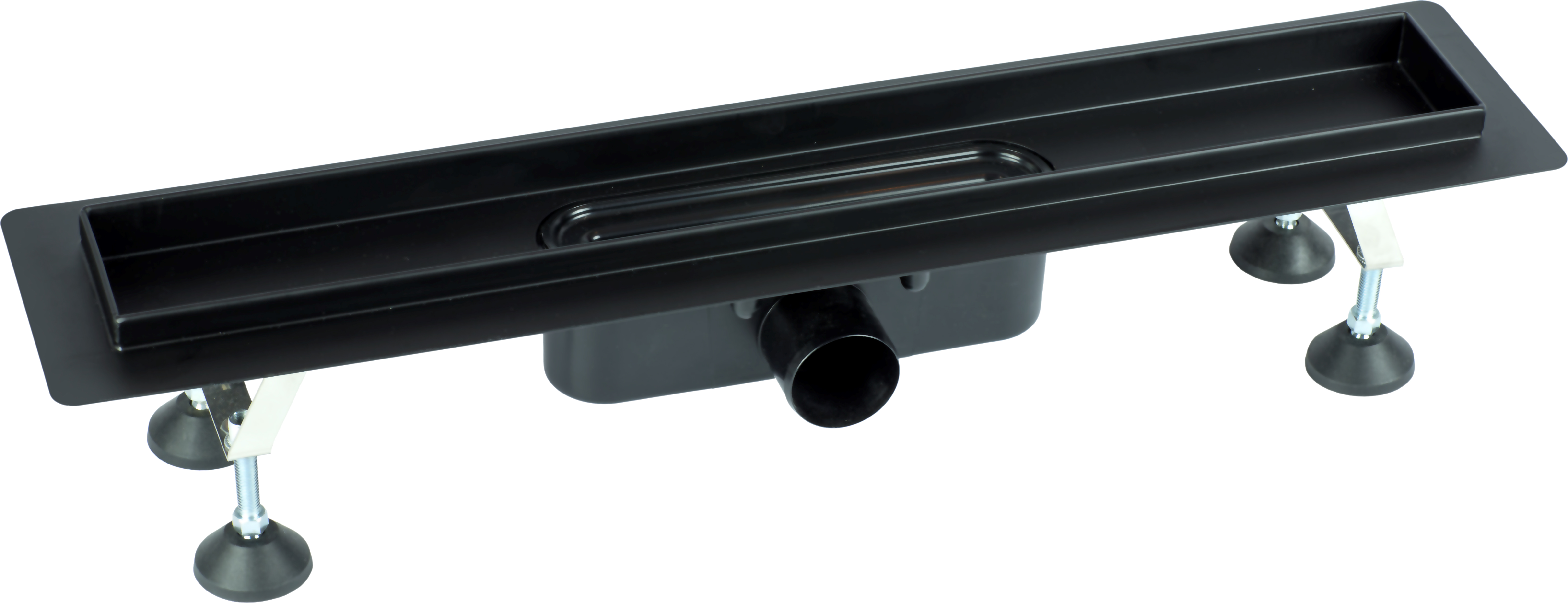 

Трап линейный CAPRICORN Aqua Ambient c сифоном 600 мм без решетки черный (9-2971-600-30-35-10)