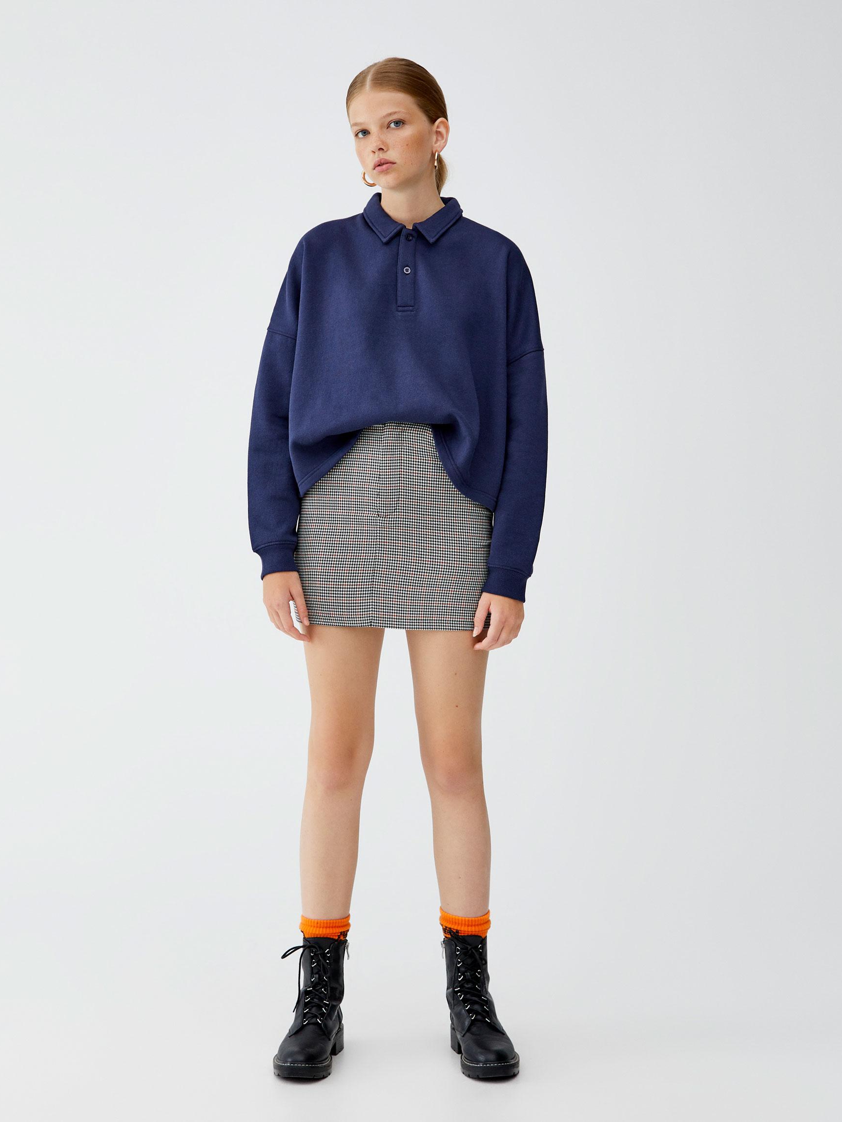 

Поло Pull & Bear 9241368401-AAQJ S Темно-синее