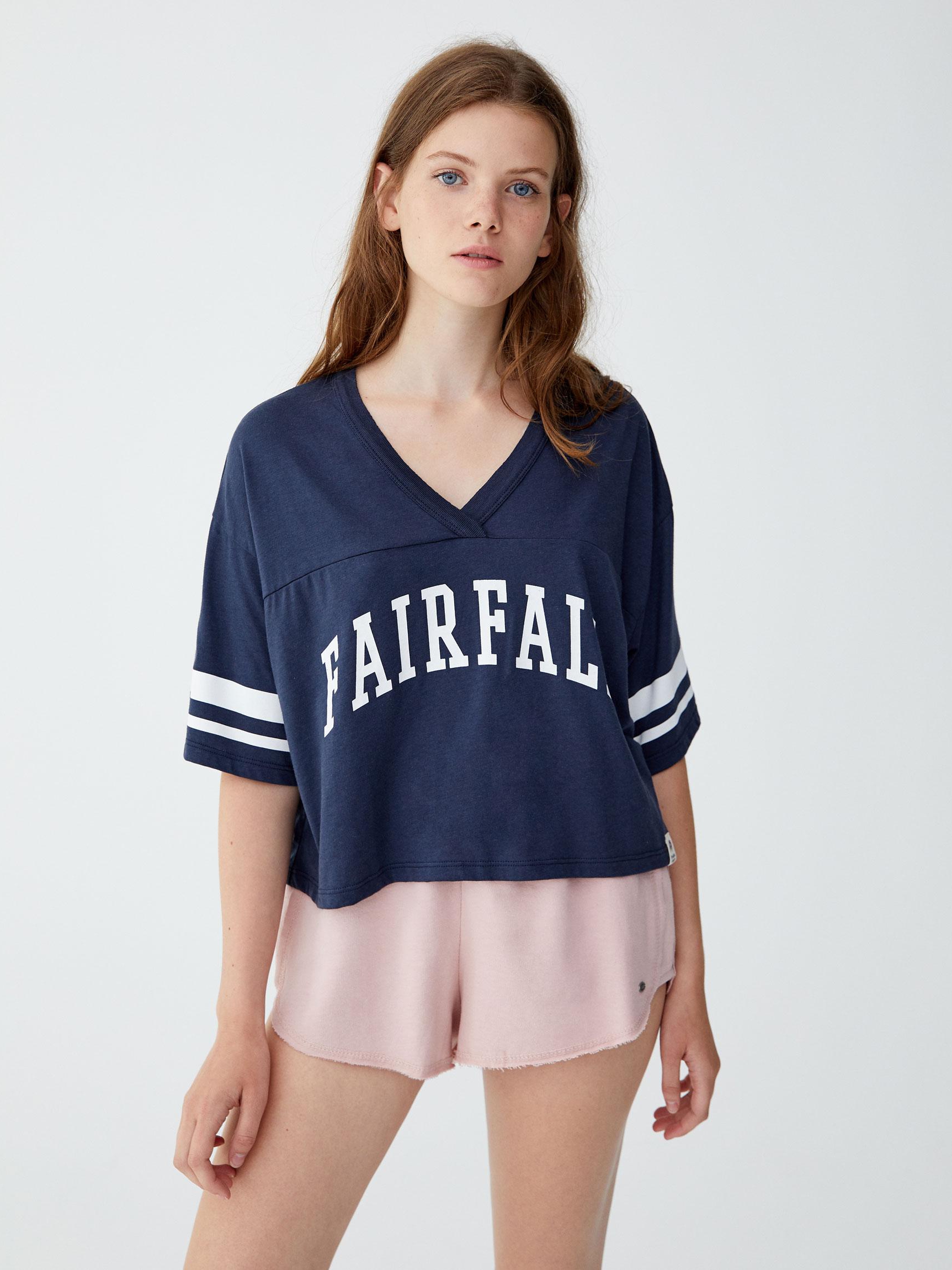 

Футболка Pull & Bear 9241358481-AAPR S Синяя