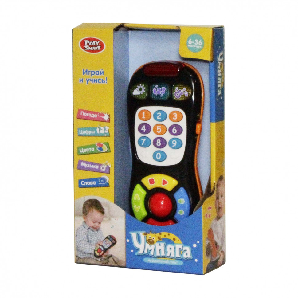 

Детский пульт с обучением цифр Play Smart 7390RUS черный