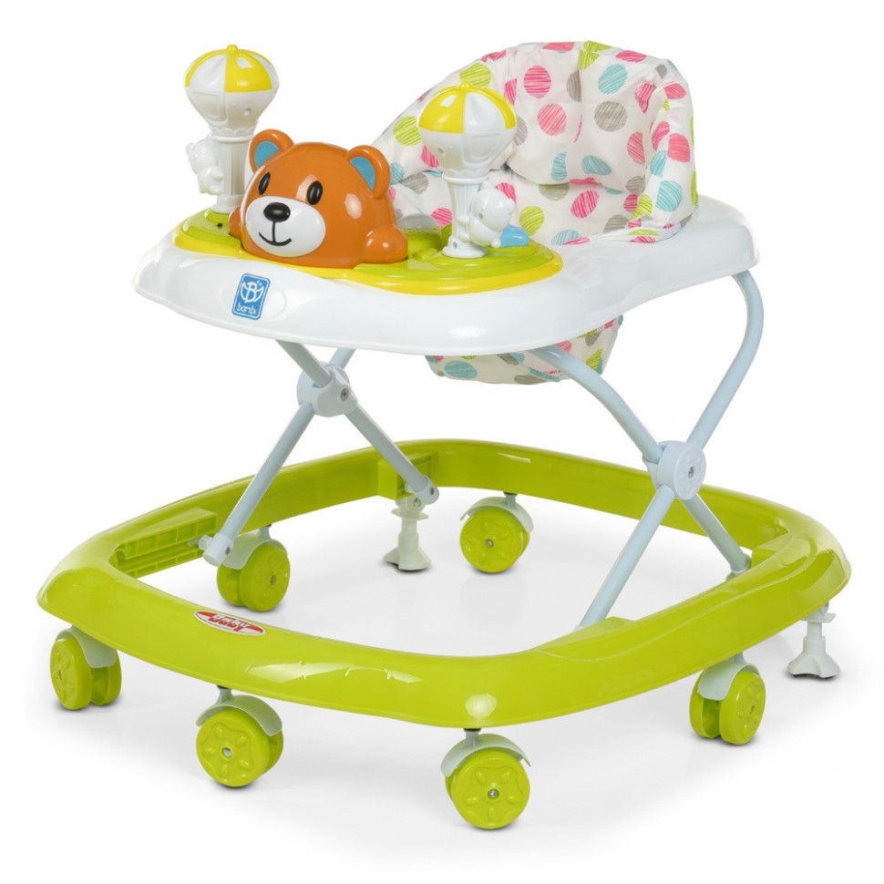 

Ходунки на колёсах детские Bambi M 3656-2 салатовый