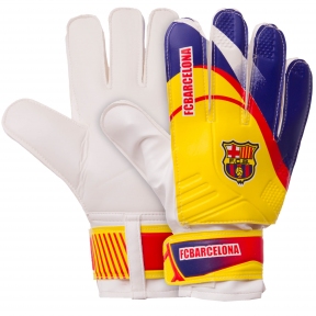

Перчатки вратарские р-р 8 FB-0187-7 BARCELONA Желтый-синий (SKL02662)