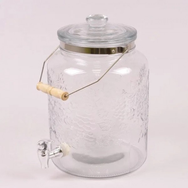 

Банка стеклянная с краником Flora 8 л. 35016