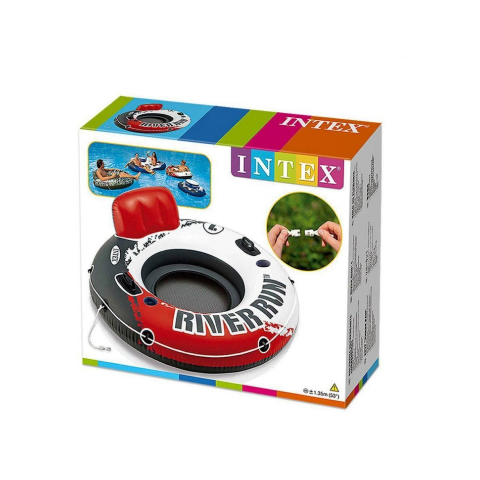 

Детский плотик для плавания Intex 56825 красный с белым