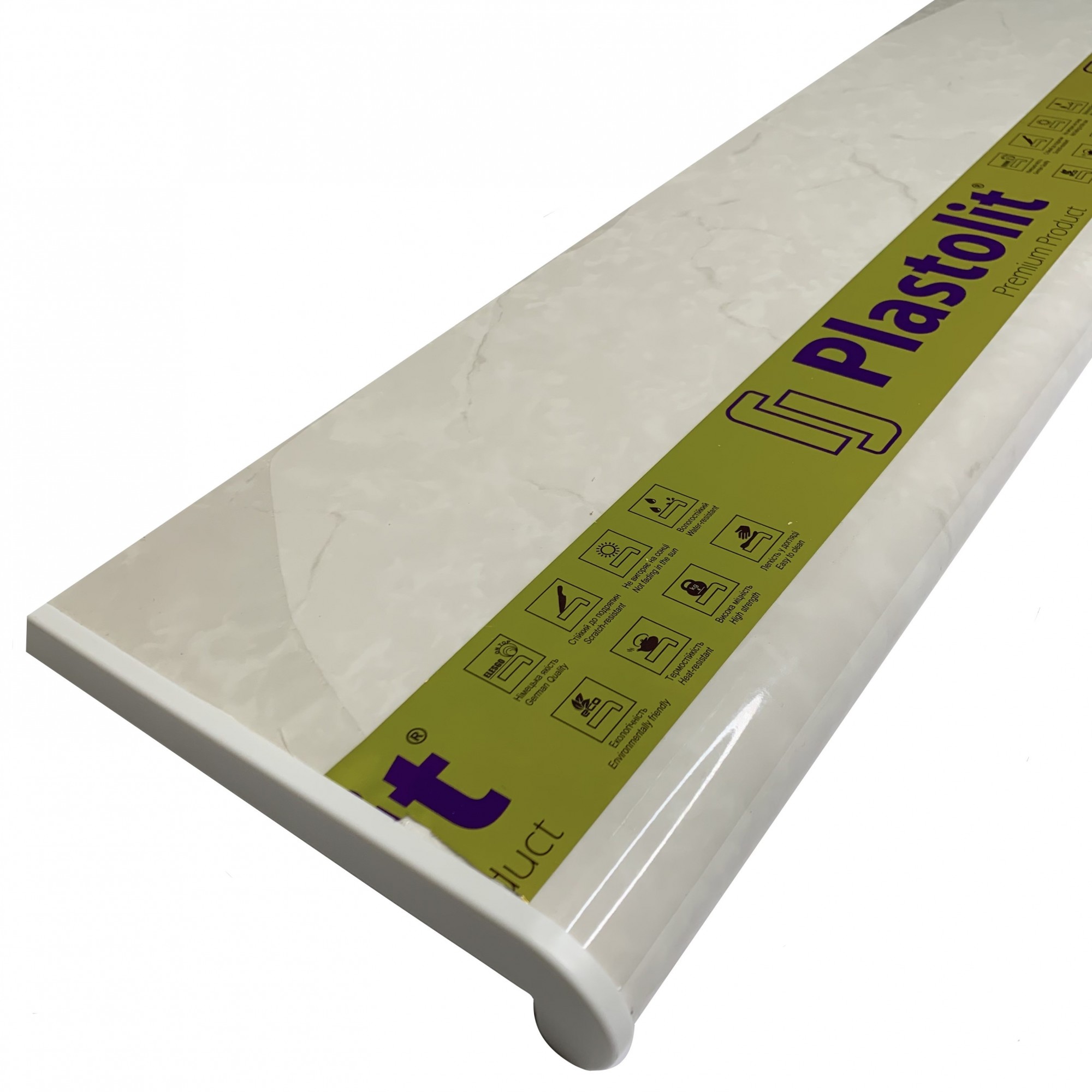 

Подоконник PLASTOLIT "White Marble" глянец (350*1000мм)