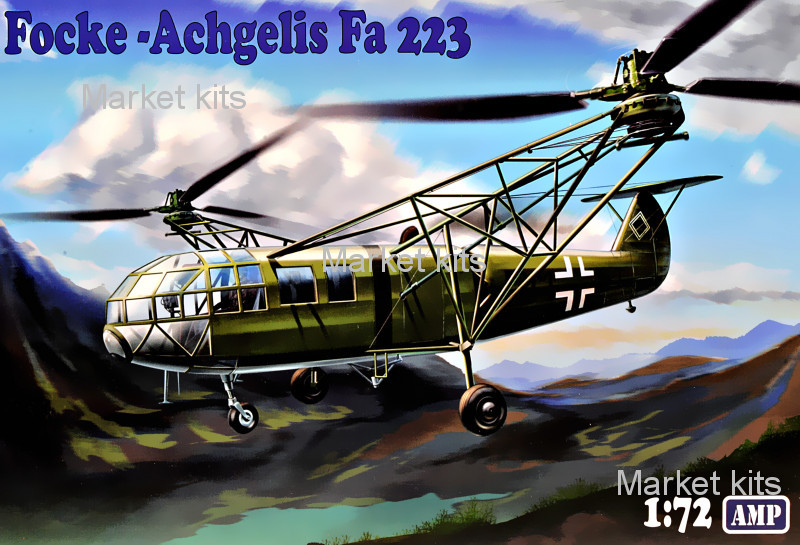 

Транспортный вертолет Focke - Achgelis Fa 223 1:72 AMP (AMP72003)