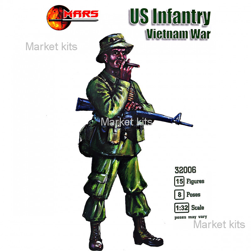 

Американская пехота (война во Вьетнаме) 1:32 Mars Figures (MS32006)