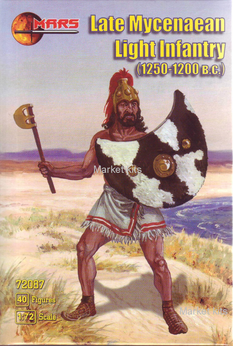 

Микенская легкая пехота, позднего периода 1:72 Mars Figures (MS72087)
