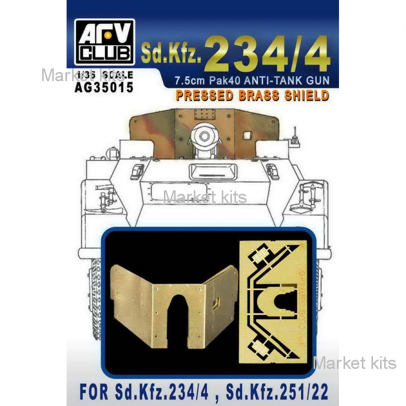 

Фототравление для Sd.Kfz.234/4, Sd.Kfz.251/22 1:35 AFV-Club (AF-AG35015)