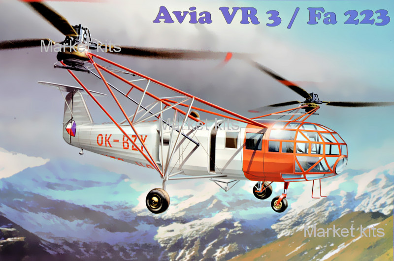 

Транспортный вертолет Avia Vr-3/Fa-223 1:72 AMP (AMP72005)