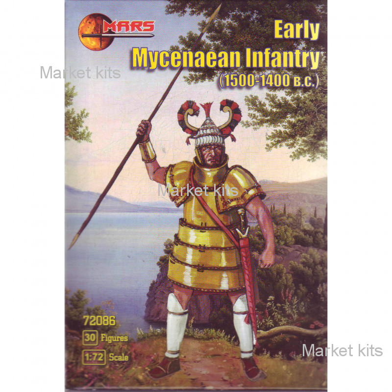 

Микенская пехота, ранняя 1:72 Mars Figures (MS72086)