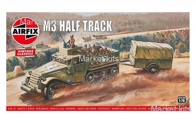 

Американский полугусеничный БТР M3 1:76 Airfix (AIR02318V)