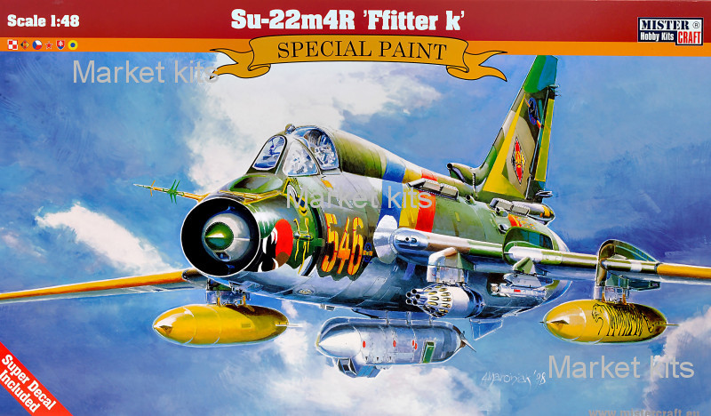 

Самолет-разведчик Су-22 M4R "Fitter" 1:48 Mister Craft (MCR-G12-48)