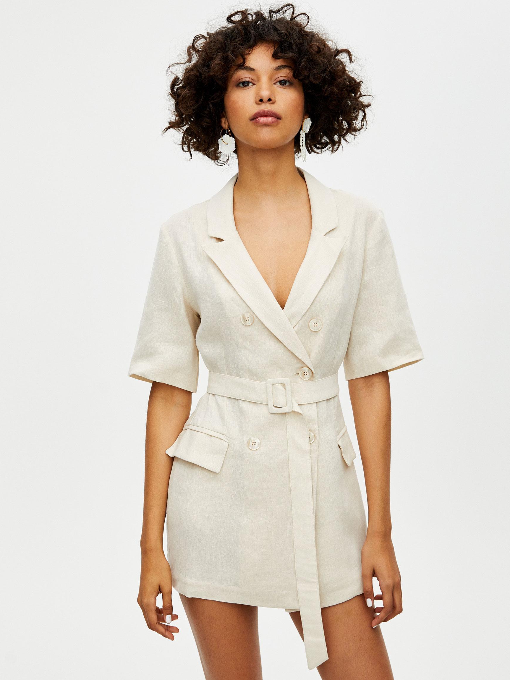 

Жакет Pull & Bear 5781308712-ACWJ M Светло-бежевый