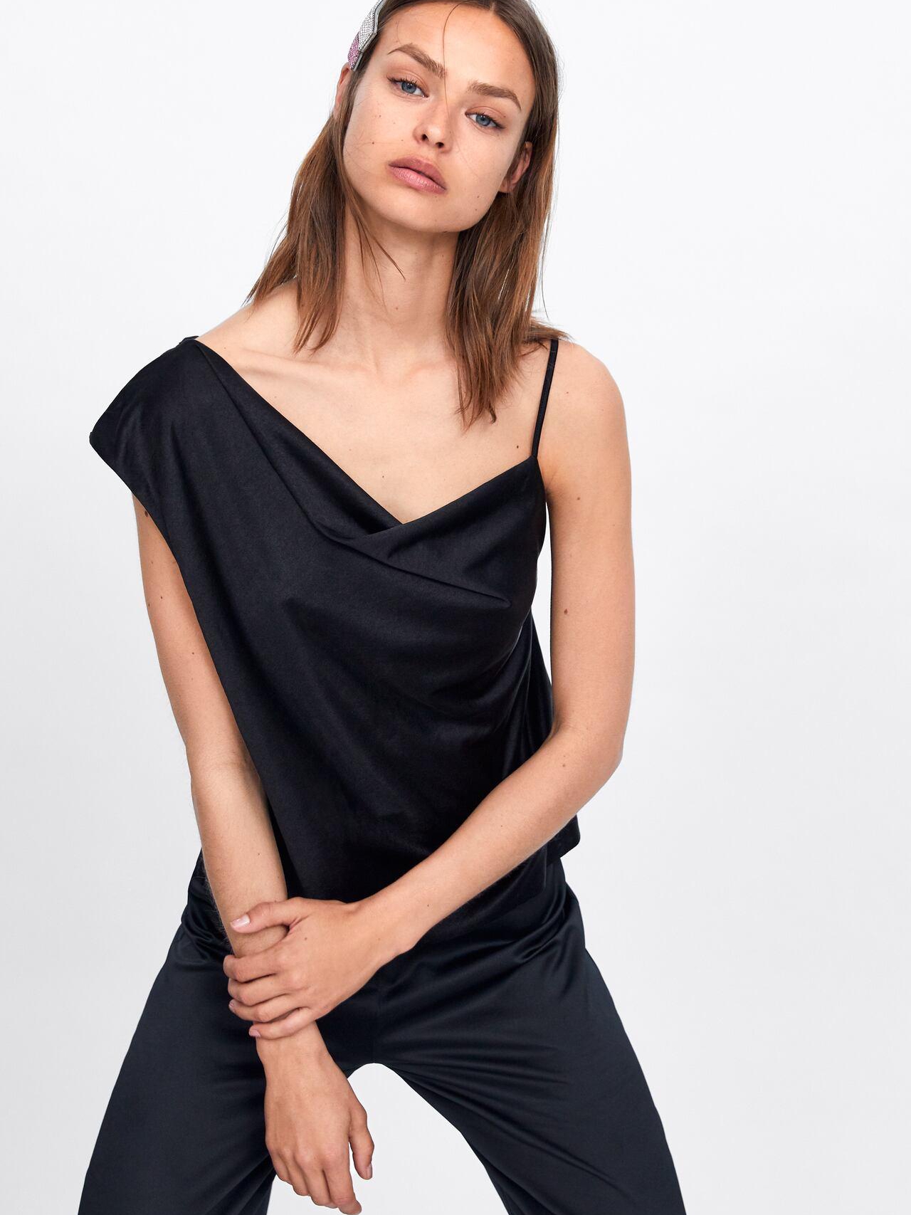

Топ Zara 5644171800-AAAD S Черный