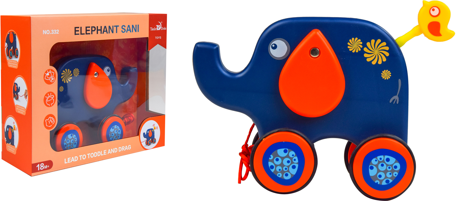

Игрушка-каталка Tanix dole Слон 332К (6900001234661)