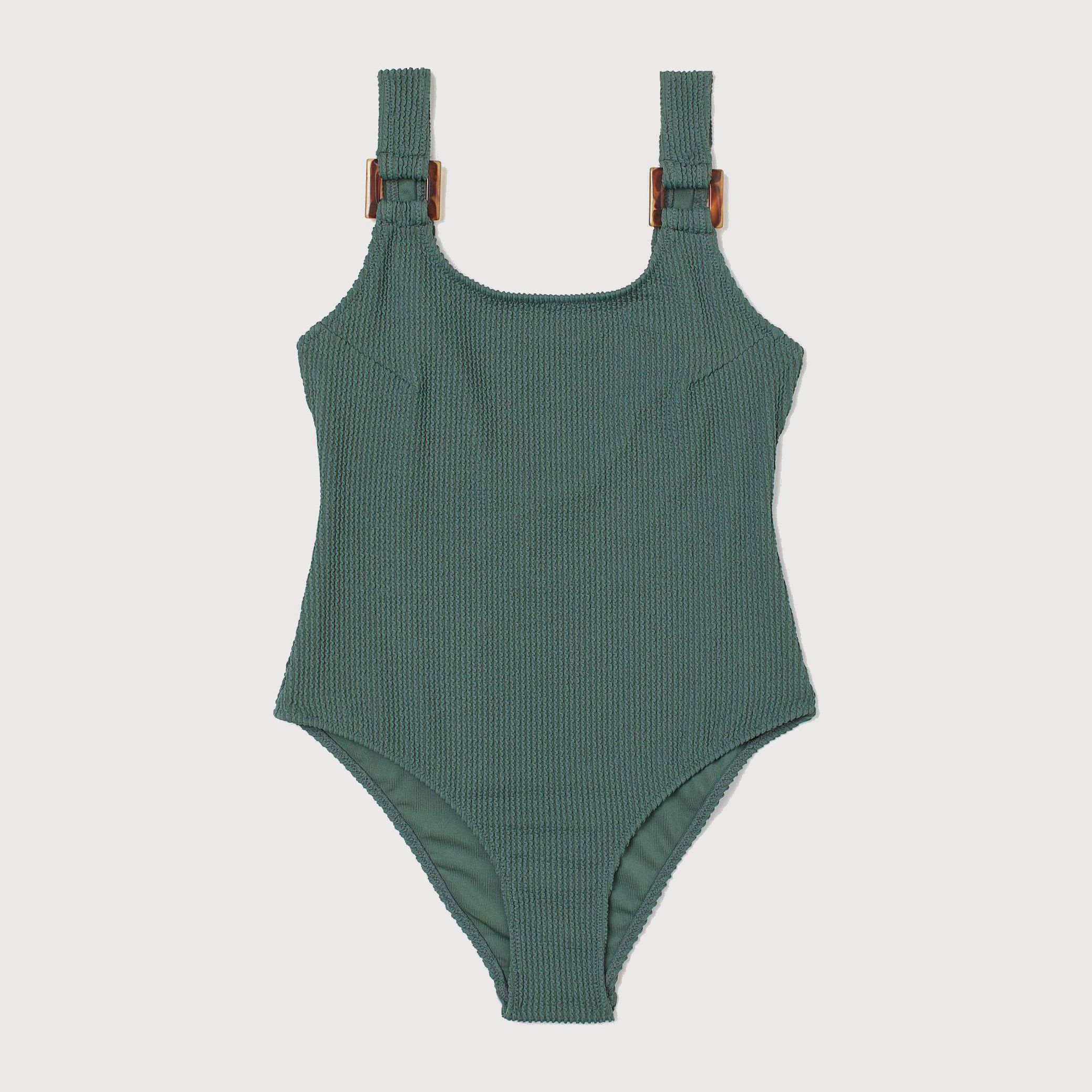 

Купальник слитный женский H&M 1905-8329971 48 Зеленый