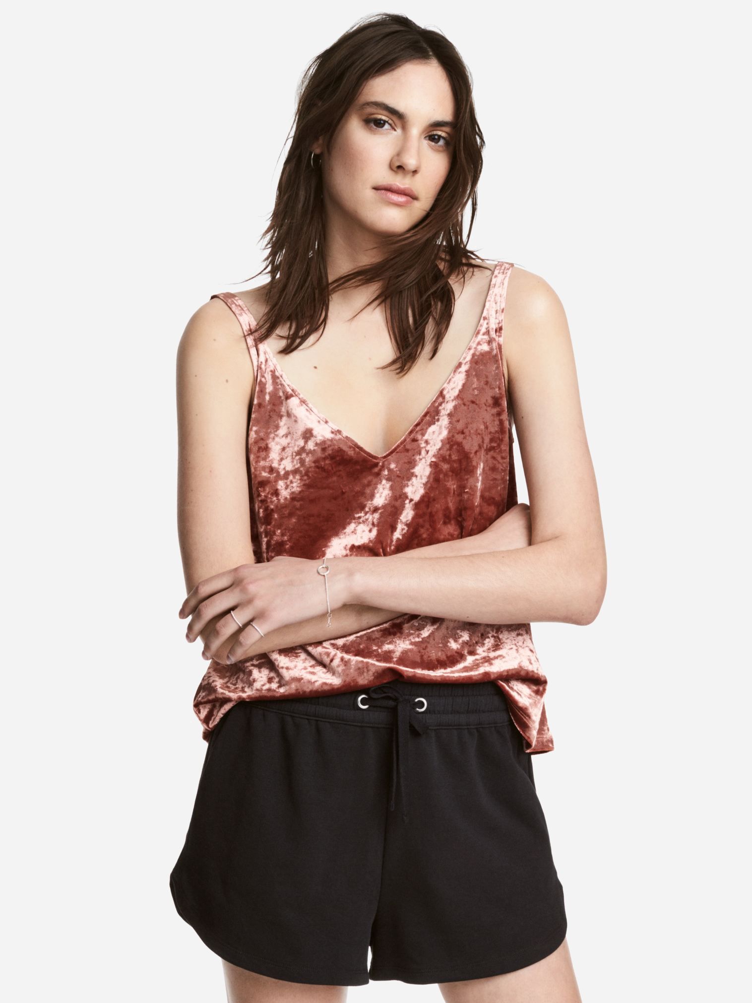 

Топ H& 5220435  Терракотовый, Топ H&M 5220435 M Терракотовый