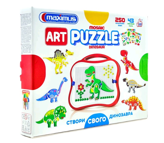 

Мозаїка Art Puzzle Динозаврики 250ел. Максимус 5422