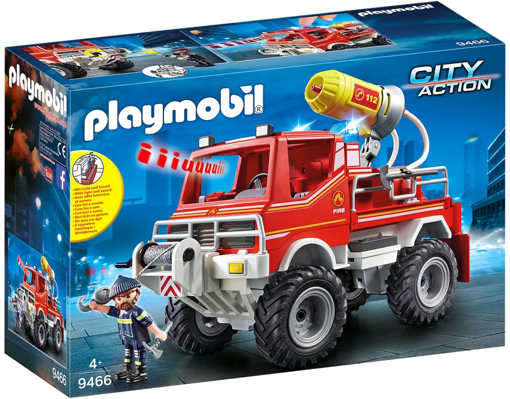 

Игровой набор Playmobil 9466 Пожарная машина с водяной пушкой (4008789094667)