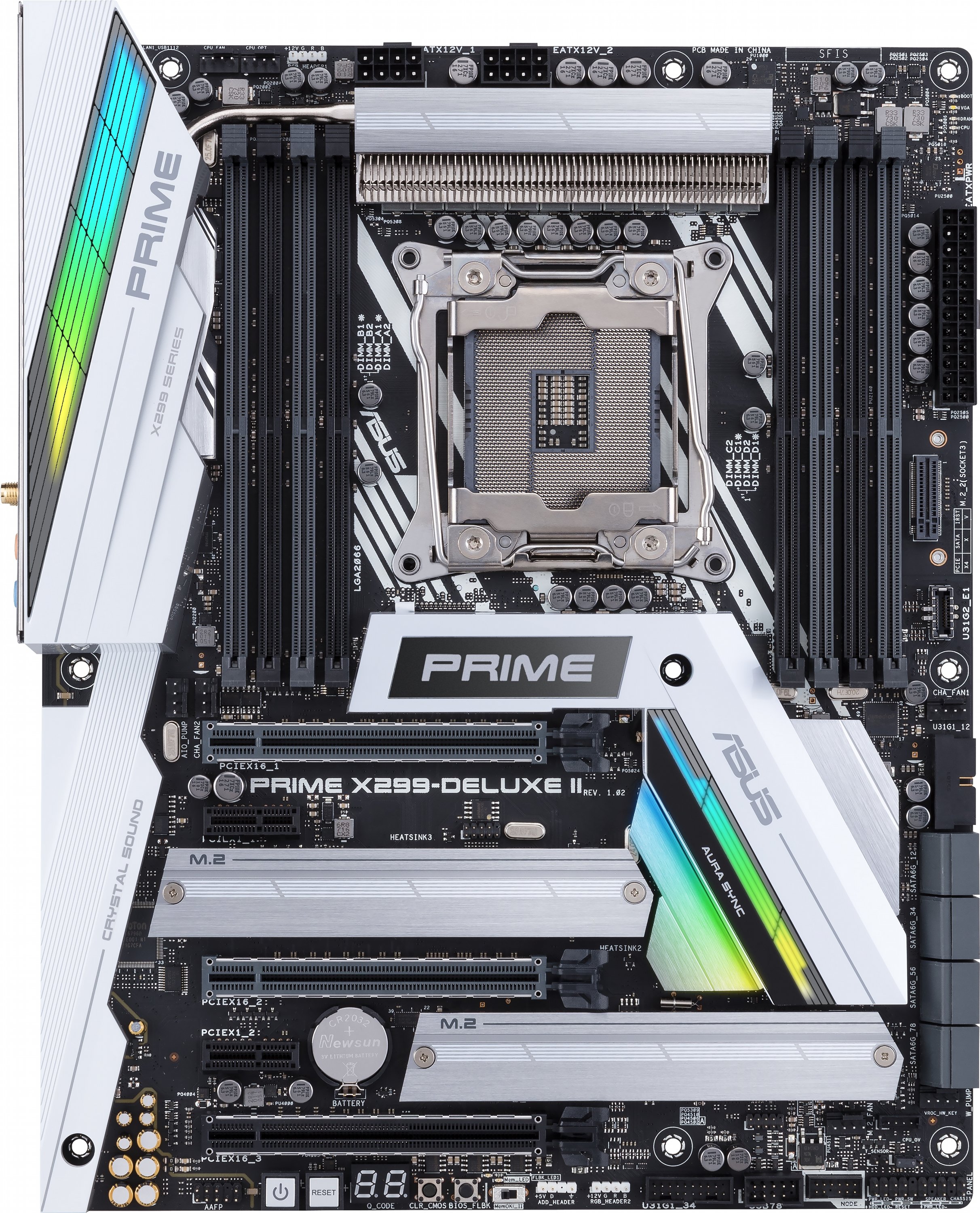 

Материнcкая плата ASUS PRIME_X299-DELUXE_II s2066 X299 8xDDR4 M.2 USB3.1 Dual LAN Wi-Fi!!!BT ATX