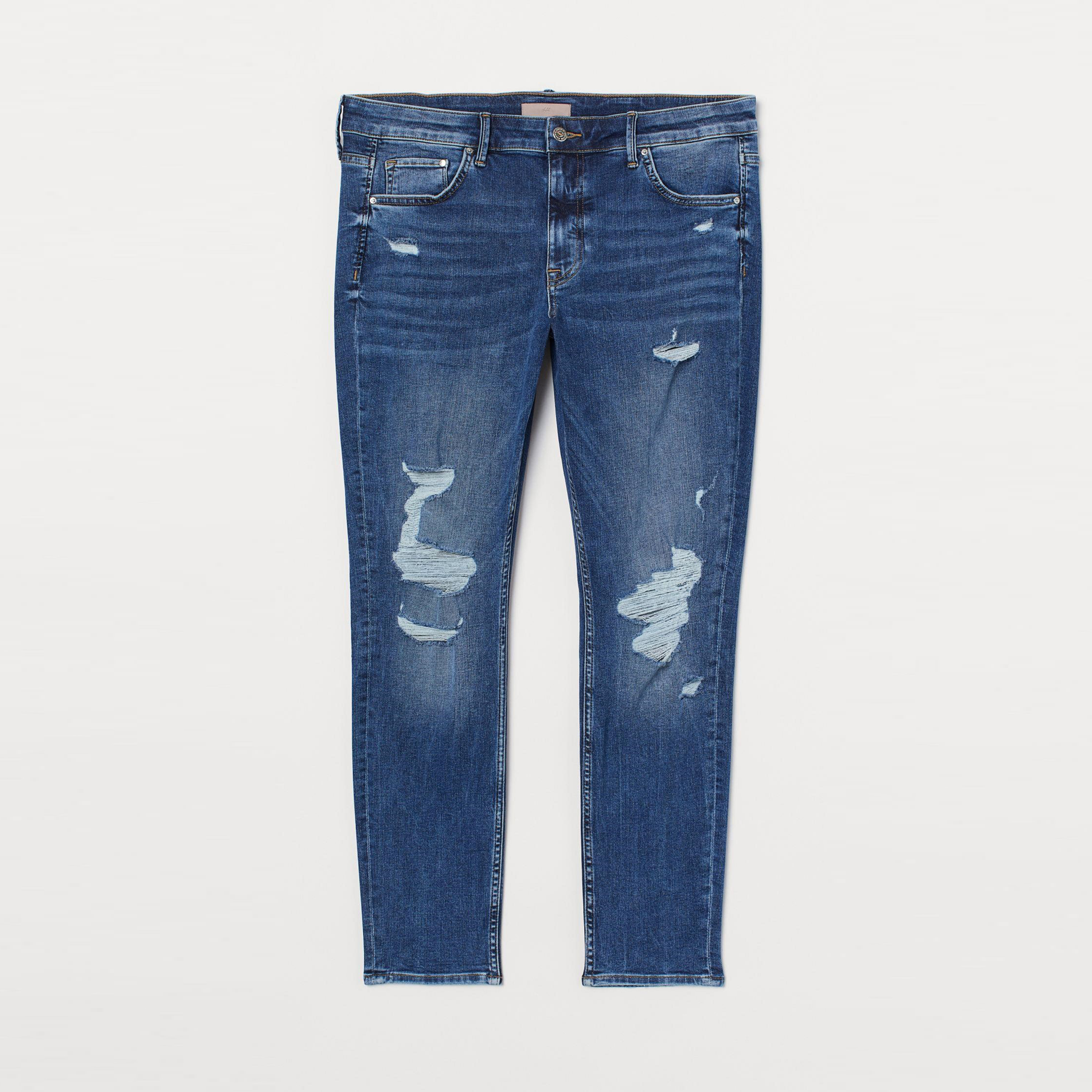 

Джинсы H&M 8950461-AAQJ 46 Темно-синие