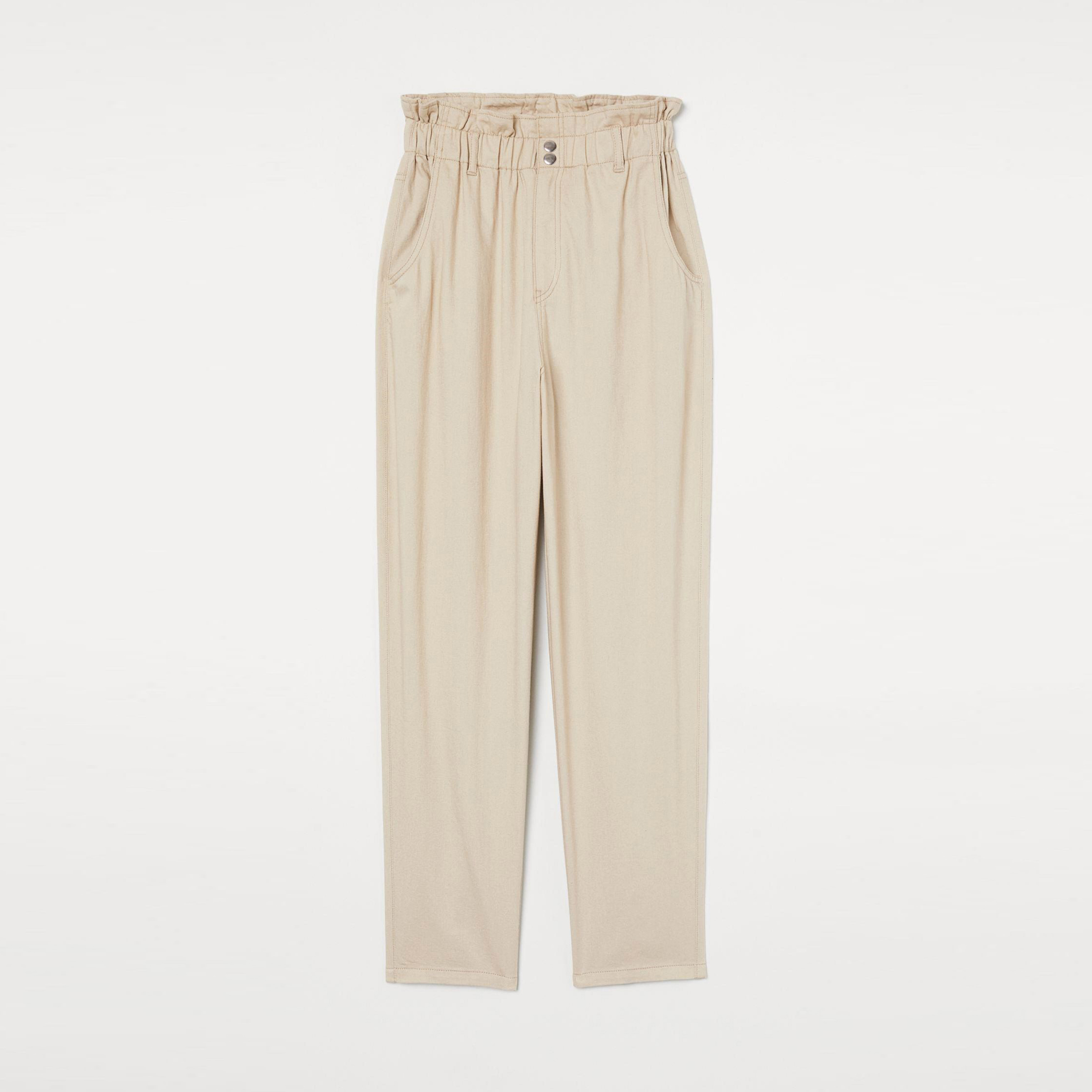 

Брюки H&M 8373061-ACWJ 36 Светло-бежевые