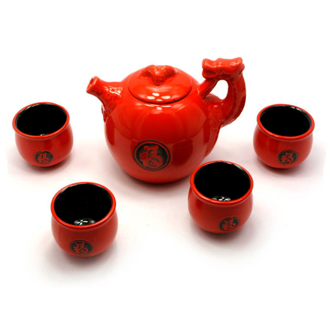 

Красивый чайный сервиз Red Dragon Sabefet 31347-BR-1488
