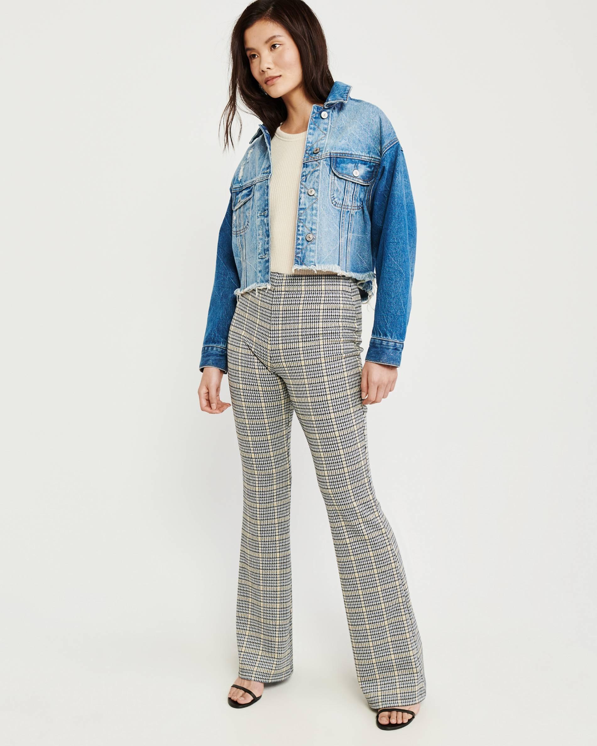

Брюки женские - брюки Abercrombie & Fitch AF6068W XS 10470 Серый