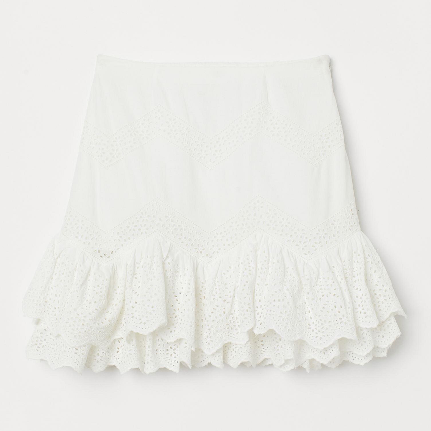 

Юбка H&M 7355379-ACTS 38 Белая